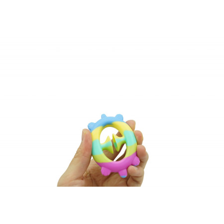 Cyrax Jucarie senzoriala antistres cu ventuza de decompresie, Antrenare antebrat, Fidget Toy, Model Cartita, Macarons