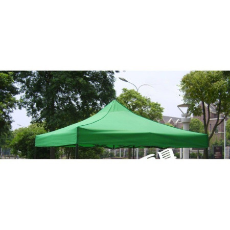 Prelata,copertina pentru acoperis cort tip pavilion  3 x 6 m , impermeabila, invelis din material textil oxfort 700D, cauciucat Verde