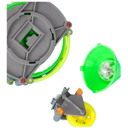 Jucarie circuit pentru copii, Cyrax, Broscuta pe monociclu, Verde