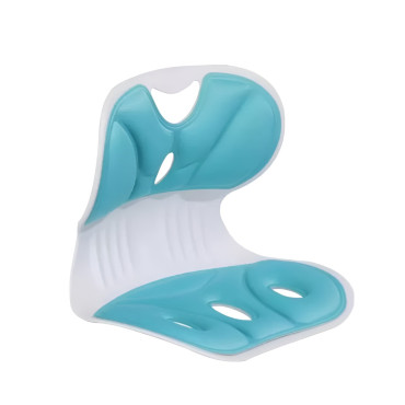 Suport pentru Scaun, Cyrax, pentru Corectarea Posturii, Portabil, Ergonomic, Ameliorare Durere, Respirabil, 36x34x33 cm, Marime L, Verde