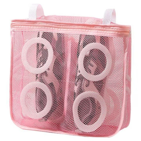 Sac pentru Spalare Incaltaminte,  pentru Masina de Spalat, 28x24.5x8 cm, Roz