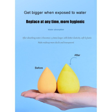 Set Buretei Machiaj, Cyrax, Premium, 7 bucati, galben