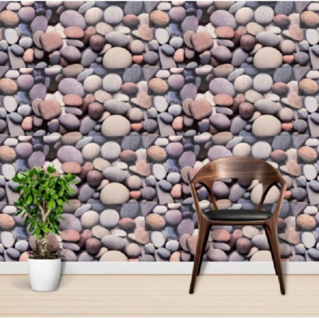 Set 10 Placi Tapet,  60 x 30 cm, Grosime 1.5 mm, din PVC, Model Imitatie de Marmura, Suprafata acoperita 1.8 mp, Multicolor