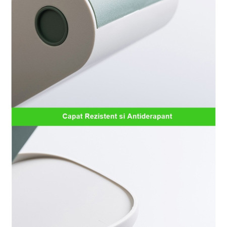 Suport pentru Pantofi,  cu Două Straturi, Organizator, Antiderapant și Durabil, Inălțime Reglabilă, 25.5x11x7.5 cm, Verde, 150 g