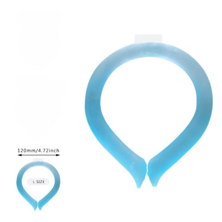 Dispozitiv De Racorire Tip Guler,  Pentru Scaderea Temperaturii Corpului, Cu Racire Rapida, Reutilizabil, Non-Toxic, TPU, Diametru de 120 mm