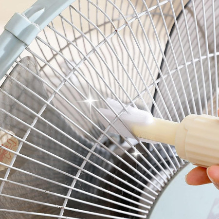 Perie Multifunctionala 2in1,  de Curatare a Prafului, 38 x 11 cm, Perie si Burete, Crem