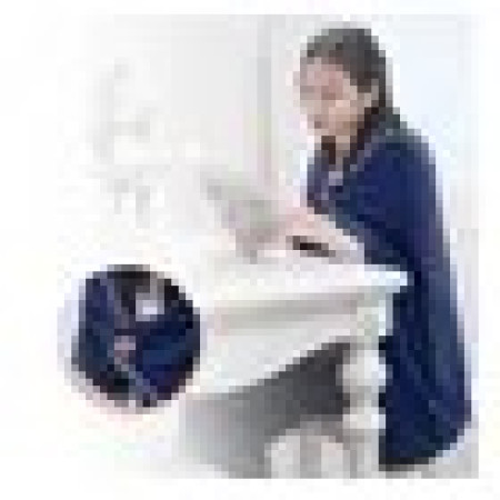 Patura - Șal  albastru cu sursa de incalzire incarcare USB