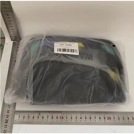 Geanta Cosmetice de Voiaj Cyrax, Impermeabila, Translucida Mata, 22 x 16 x 14 cm, Negru