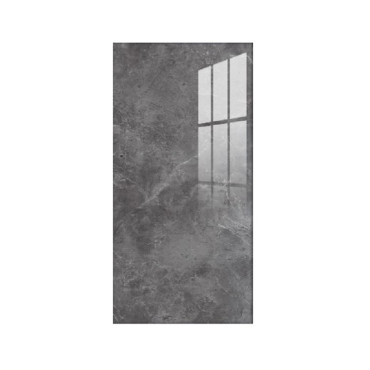 Set 10 Placi Tapet,  60 x 30 cm, Grosime 1.5 mm, din PVC, Model Imitatie de Marmura, Suprafata acoperita 1.8 mp, Gri Inchis