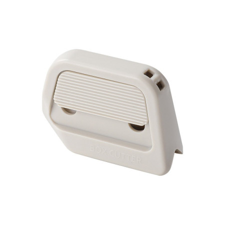 Cutter Portabil, Cyrax, din ABS, Magnetic, Lama Ceramica, Autoretractabila, Universal, Alb