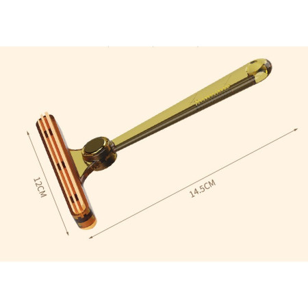 Perie de Indepartare a Scamelor,  pentru Haine si Par de Animale, cu Doua Fete, Manual, Multifunctional, 12x14.5 cm, Accesoriu pentru Casa, Portocaliu