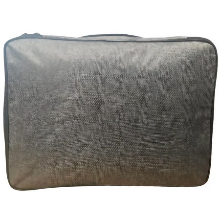 Geanta pentru Depozitare Acte si Documente,  1 Compartiment mare cu Curele Interioare, Impermeabila, 37 x 10.5 x 27 cm, Gri