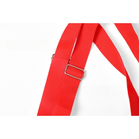 Geanta Pliabila,  2 in 1, Carucior cu Roti, pentru Cumparaturi, 19 l, Rosu, Plastic, 39 x 46 x 12 cm