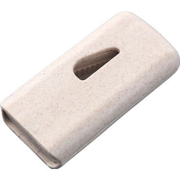 Dispozitiv taiere si depozitare medicamente,  Bej, Plastic, 8 x 4 x 1.8 cm