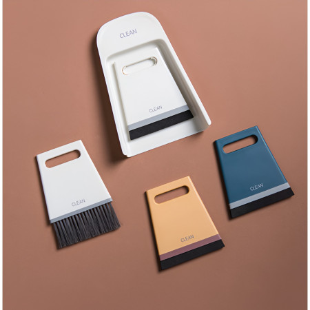 Set Mini Matura si Faras,  Uz Casnic, Doua Perii, pentru Birou, Bucatarie, Casa, 19.5x13.8x3.6 cm, Galben