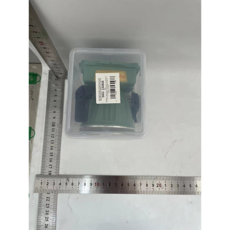 Lanterna LED de Montat pe Cap,  cu Raza Lunga de Zoom, Reincarcabila USB, Far Telescopic, Rezistent la Apa, Reglabil, pentru Pescuit in Aer Liber, Camping, Lumina Puternica, Lanterna, 8.6x7.5x6.5cm, Verde Deschis