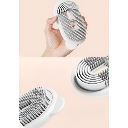 Sapuniera de Calatorie,  Suport pentru Sapun cu Scurgere a Apei, Recipient cu Capac Depozitare, Savoniera pentru Baie, 12.6x6.1x8.4cm, Alb