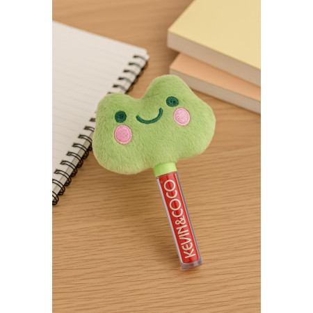 Luciu de Buze, Kevin&Coco, Animat de Plus, Model Broasca, Verde