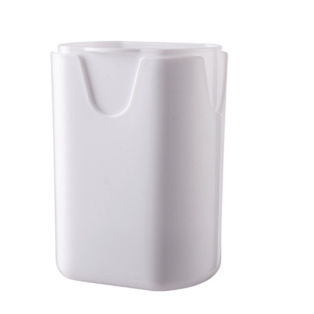 Feliator de Fructe si Legume, Cyrax, din Plastic si Otel, Mecanic, Taiere 1.2 cm Grosime, 14 x 9.5 x 8 cm, Alb