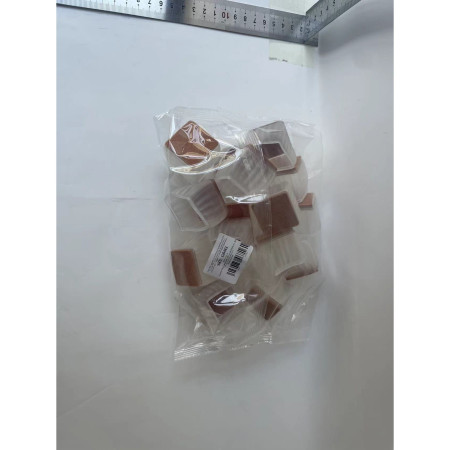 Set 16 Protectii pentru Picioare Scaun si Podea,  Universale din Silicon, Model Patrat, Alb Transparent