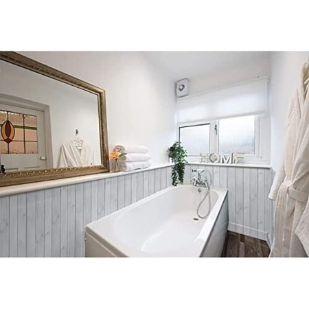 Set 10 Placi Tapet 3D,  70 x 70 cm, Grosime 3 mm, din Rasina, Tip Placi de Lemn, Suprafata Acoperita 4.9 mp, Gri Inchis