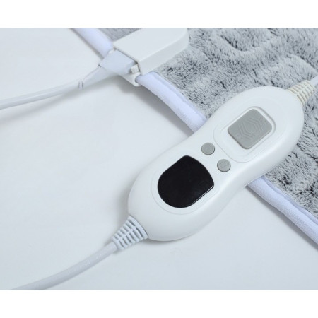 Patura electrica simpla,  100 W, 152 x 127 cm, 6 trepte de reglare, Gri