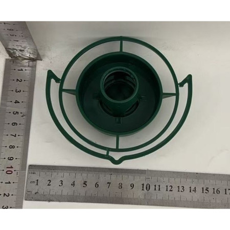 Suport Sticla pentru Hranit Pasari,  din Plastic, de Gradina, Fara Sticla, 12.5 x 3.8 x 2 cm, Verde