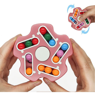 Cyrax Cub magic interactiv, Magic Bean, jucarie antistres potrivit pentru copii si adulti, Stea, Roz