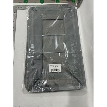 Cutie Depozitare  pentru Haine, lucruri, din Textil cu Cadru Metalic, Manere Laterale, forma Dreptunghiulara, 47 x 28 x 20 cm, volum 26 L, Gri