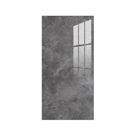 Set 10 Placi Tapet,  60 x 30 cm, Grosime 1.5 mm, din PVC, Model Imitatie de Marmura, Suprafata acoperita 1.8 mp, Gri Inchis