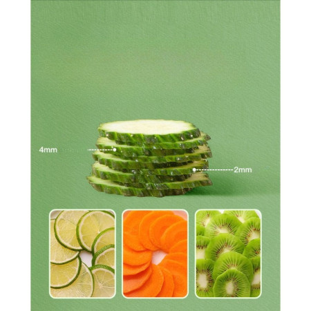 Feliator de Legume Multifunctional, Cyrax, Taieturi Diferite, Razatoare pentru Bucatarie, Taietor de Cartofi, Presa Manuala, Pliabila, Extensibila, PP PET, 23.5x9.5x5.5 cm, Gri