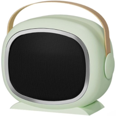 Aeroterma cu Incalzire Ceramica PTC,  din ABS, Oprire Automata, Protectie Supraincalzire, 700/1200W, 220V, 21 x 16 x 11 cm, Verde