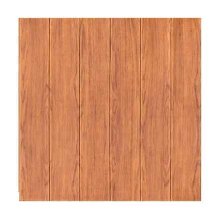 Set 10 Placi Tapet 3D,  70 x 70 cm, Grosime 3 mm, din Rasina, Tip Placi de Lemn, Suprafata Acoperita 4.9 mp, Maro Roscat