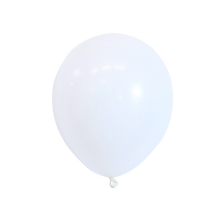 Set 12 Baloane, Cyrax, din Latex Standard, 30 cm, Alb