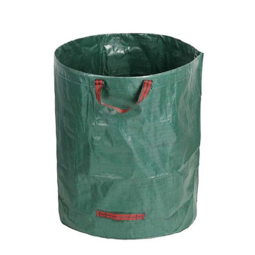 Sac de Colectare a Frunzelor,  Cos Sac pentru Gradina, Sac de Depozitare a Frunzelor, 45 x 76 cm, 120 l, Verde