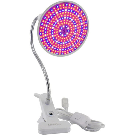 Lampa pentru cresterea plantelor de interior,  nu emana caldura, 290 leduri, 2 culori , prindere cu clips, 46x11.5x9.2 cm