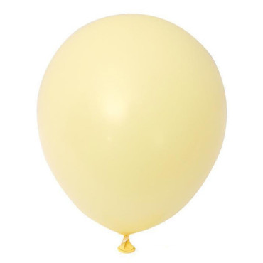 Set 12 Baloane, Cyrax, din Latex Macaroon, 30 cm, Galben