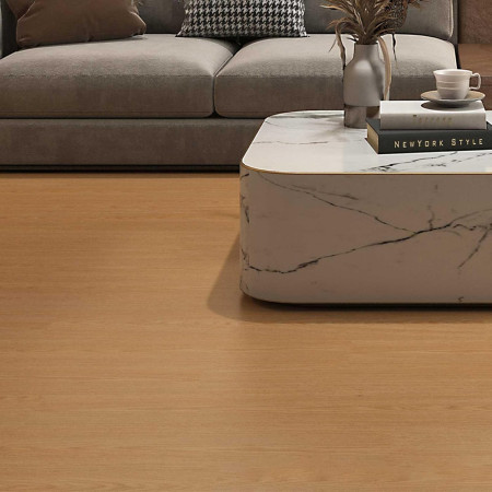 Set 36 Placi Autoadezive pentru Pardoseala,  din PVC, Impermeabil, Ignifug, Usor de Curatat, Dimensiune Placa 91.44 x 15.24 cm, Grosime 1.5 mm, Acoperire 5 m2, Model 13, Crem