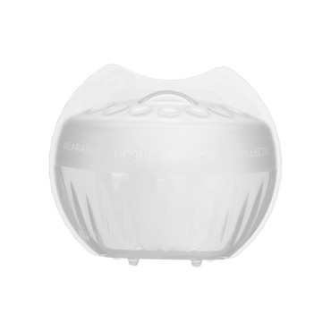 Colector de Lapte Matern, Cyrax, din Silicon Safety, Anti-debordare, 80 ml, Transparent