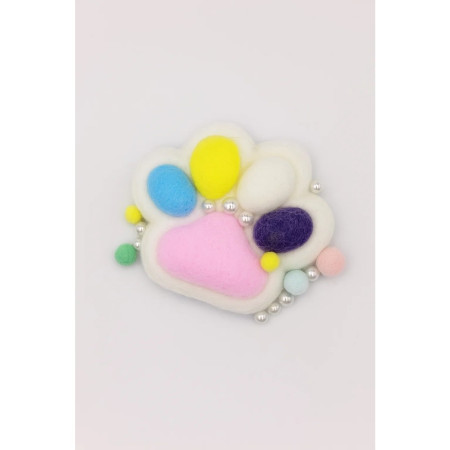 Jucarie Antistres Squishy, Cyrax, cu Revenire Lenta, Squeeze Toys, Model Cat Paw, 12.5x10.5 cm, 220g, +3 Ani, din TPR, Model 9, Multicolor