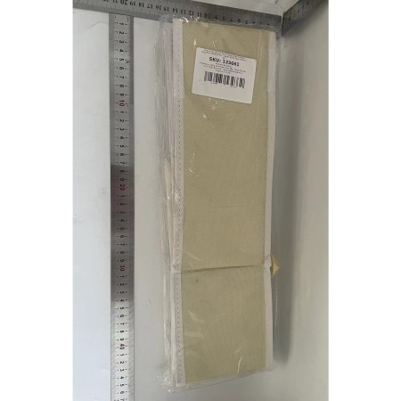 Organizator pentru Sertar,  3 Marimi, pentru Lenjerie, Tricouri, Sosete, 6 Piese, Pliabil, Stivuibil, din Tesatura, Alb