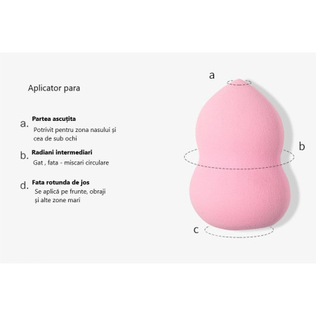 Set Buretei Machiaj, Cyrax, Premium, roz, 3 bucati