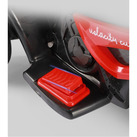 Motocicletă Electrică cu 3 Roti, Cyrax, Acumulator Încarcare, Anti-Rasturnare, Lumini, Sunete, Off-Road, Baterie 6V 4.5Ah, 66x34x43cm, Rosu