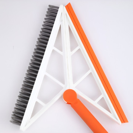 Mop Multifunctional,  Portocaliu, cu Racleta din Silicon, Maner Telescopic, Curatarea Eficienta a Tuturor Suprafetelor