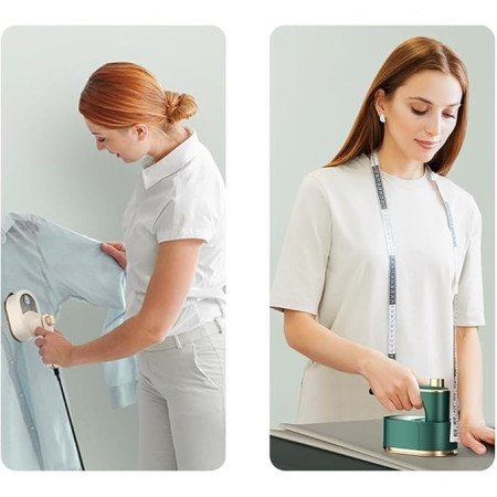 Mini Fier de Calcat,  Pliabil si Portabil, Calcare Verticala/Orizonala, cu Abur, 50 ml, 40W, 10.5 x 12 cm, Alb