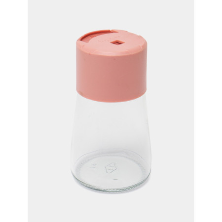 Dozator Condimente, Cyrax, din Stilca, 180 ml, Rezistenta la Umidiate, 11.3 x 6.4 cm, Masura 5g, Roz