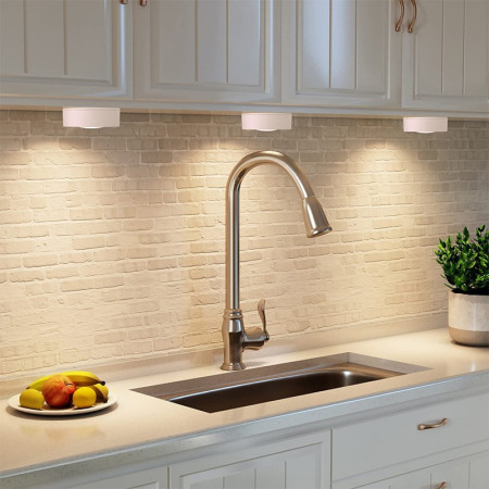 Lampa Led  Fara Fir, cu Baterii, 3 Culori de Lumina, cu Telecomanda, din Plastic, Alb