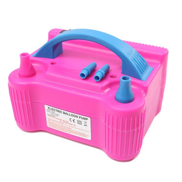 Cyrax Pompa Electrica Pentru Umflat Baloane, 600 W, Roz cu albastru,