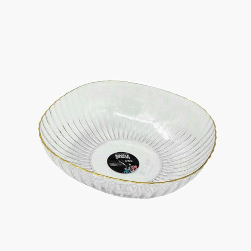 Bol cu un Singur Strat, Cyrax, pentru Fructe, Legume, Snacks, 22.4x9 cm, Transparent...