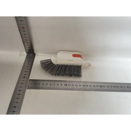 Perie Multifunctionala 3 in 1 de Curatare,  pentru Bucatarie, Vesela, Geamuri, Cap Detasabil, 9x15x2.5 cm, Portocaliu